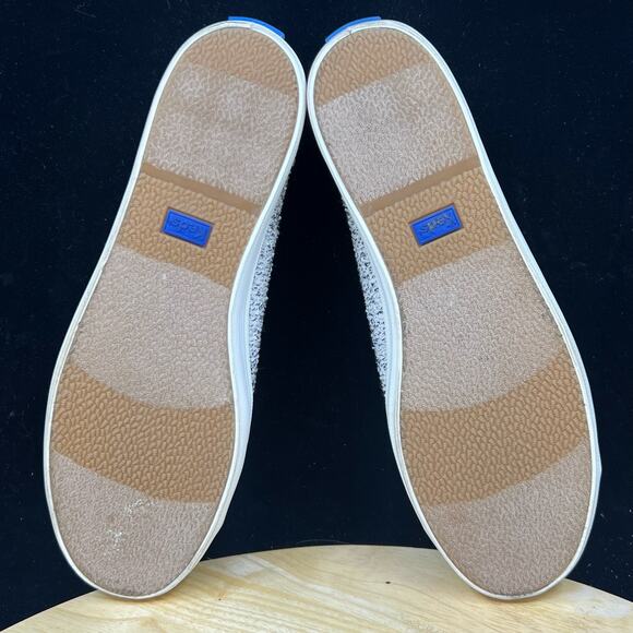 KEDS Women’s Kickstart Two-Tone Boucle White Sneakers Size 8.5 - Picture 7 of 7